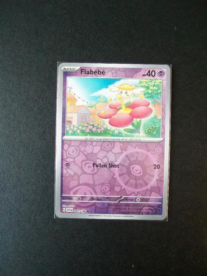 8965. Nieuwe Pokemon Kaart holofoil FLABEBE HP 40 (091/198), Hobby en Vrije tijd, Verzamelkaartspellen | Pokémon, Nieuw, Losse kaart