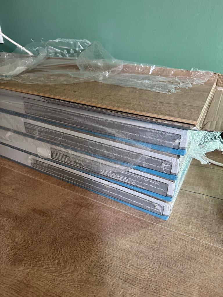 Laminaat vloer Elba Praxis Kingsize - 10m2, Huis en Inrichting, Stoffering | Vloerbedekking, Nieuw, Laminaat, Bruin, 10 tot 25 m²