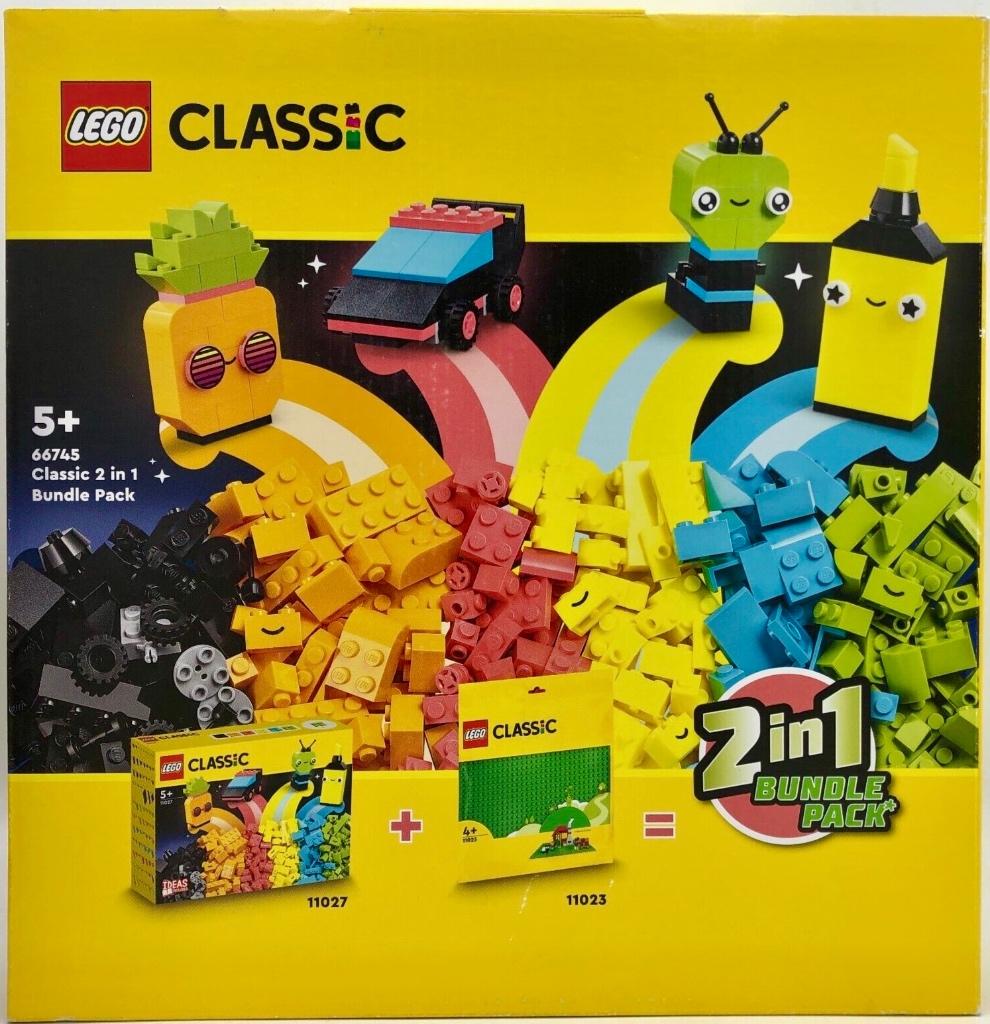 Lego Classic 2-in-1 Bundle 66745 (11027 en 11023) Nieuw!, Overige thema's, Lego, Nieuw, Ophalen of Verzenden