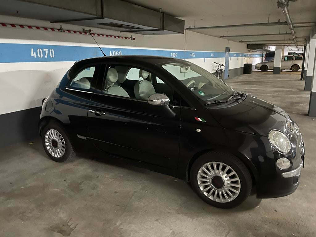 Fiat 500 0.9 Twinair 2011 Zwart, Voorwielaandrijving, 31 €/maand, Origineel Nederlands, 24 km/l