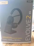 Headset Jabra Evolve2 65, Audio, Tv en Foto, Koptelefoons, Overige merken, Nieuw, Draadloos, Op oor (supra aural)