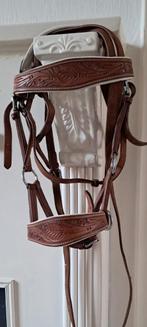 Bitloos hoofdstel met tuigels, mt. full, Dieren en Toebehoren, Paarden en Pony's | Hoofdstellen en Tuigage, Ophalen of Verzenden