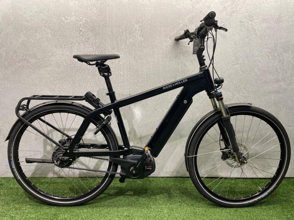 Riese & Müller Charger vario 447Wh. Heren Mat Zwart 54cm 20, Fietsen en Brommers, Elektrische fietsen, Riese & Müller, Gebruikt