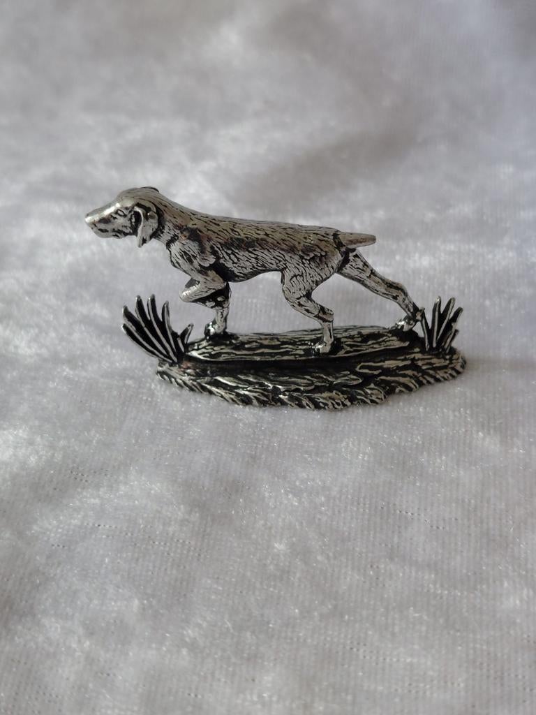 POINTER tinnen beeldje, Ophalen of Verzenden, Nieuw