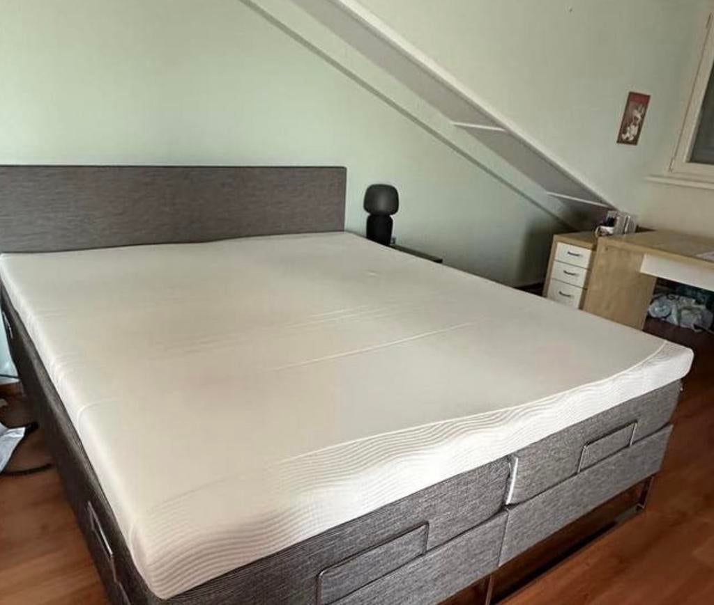 1 Tempur Topper Matras 180x210 cm - Zo Goed als Nieuw, Ophalen, 210 cm, Tweepersoons, Zo goed als nieuw