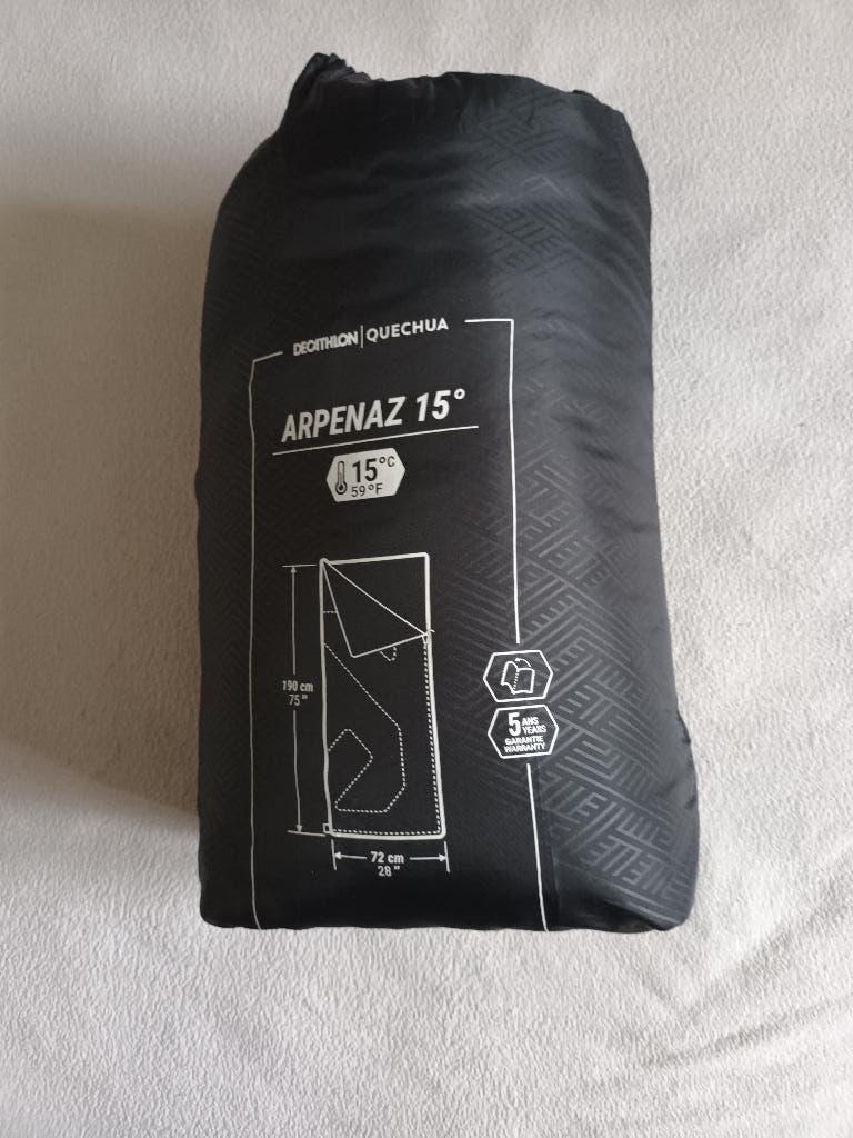 Decathlon Quechua apenaz 1p slaapzak 190-73cm, Ophalen of Verzenden, Zo goed als nieuw