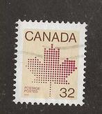 Canada; 1032b Canadese Esdoornblad embleem, Verzenden, Gestempeld, Noord-Amerika