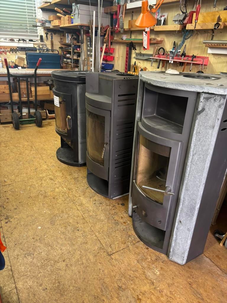 8x Houtkachel Speksteen 8KW Topstaat !, Ophalen of Verzenden, Zo goed als nieuw, Vrijstaande haard, Houthaard