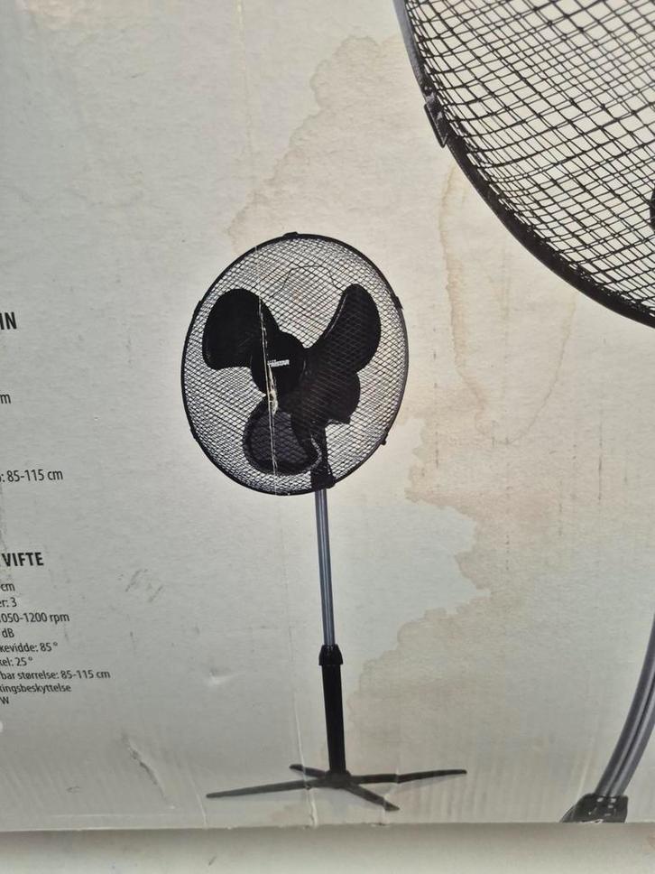 Tristar Statiefventilator - Zwart, Verstelbaar, Witgoed en Apparatuur, Ventilatoren, Ophalen of Verzenden