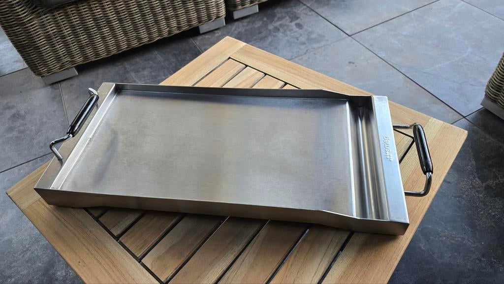 Smeg Teppanyaki Bakplaat - RVS, Witgoed en Apparatuur, Grillplaten, Ophalen, Zo goed als nieuw