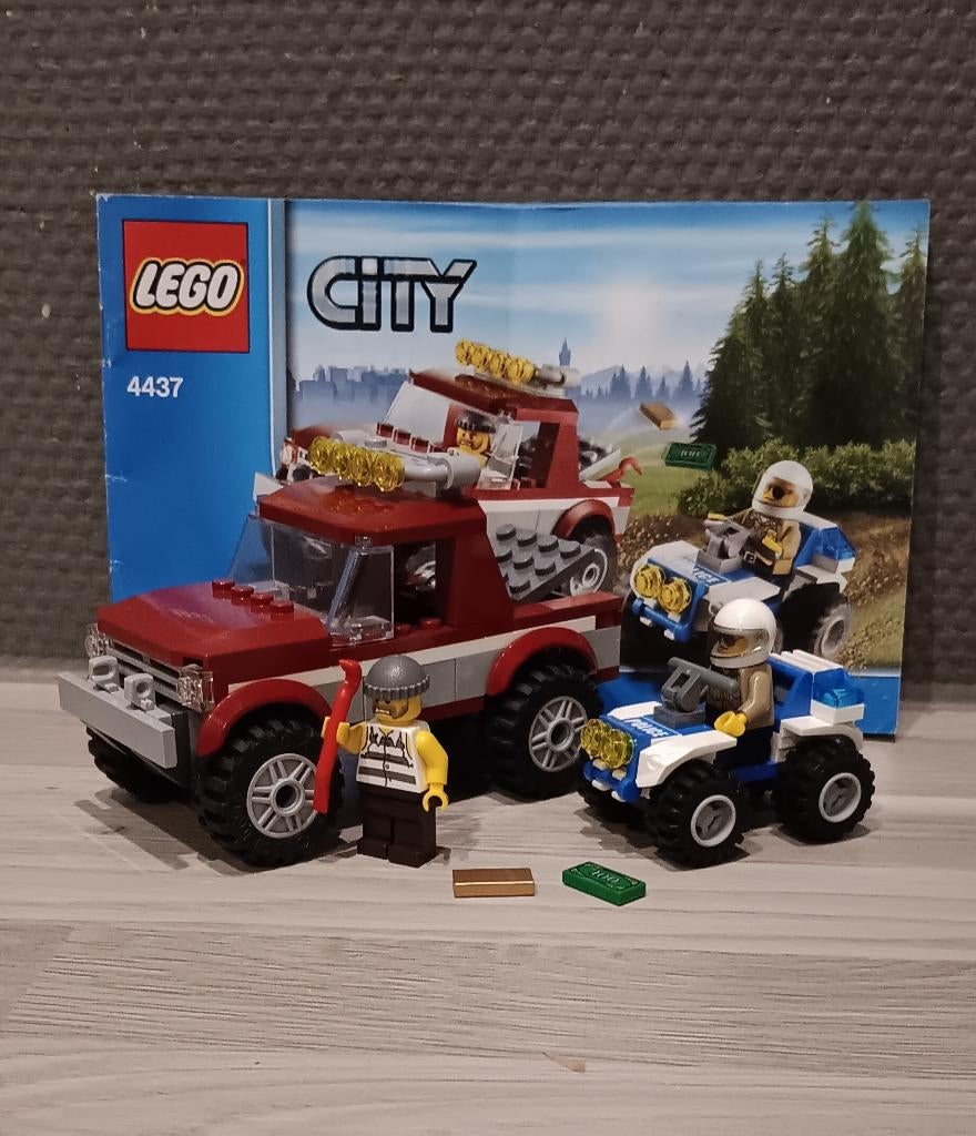 lego politieachtervolging 4437, Lego, Ophalen of Verzenden, Compleet, Complete set