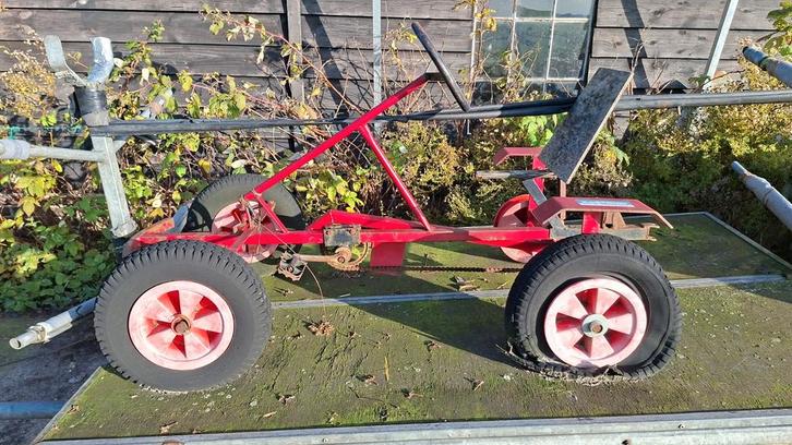 Rode skelter uit 1994, Kinderen en Baby's, Speelgoed | Buiten | Skelters, Gebruikt, Overige merken, Ophalen of Verzenden