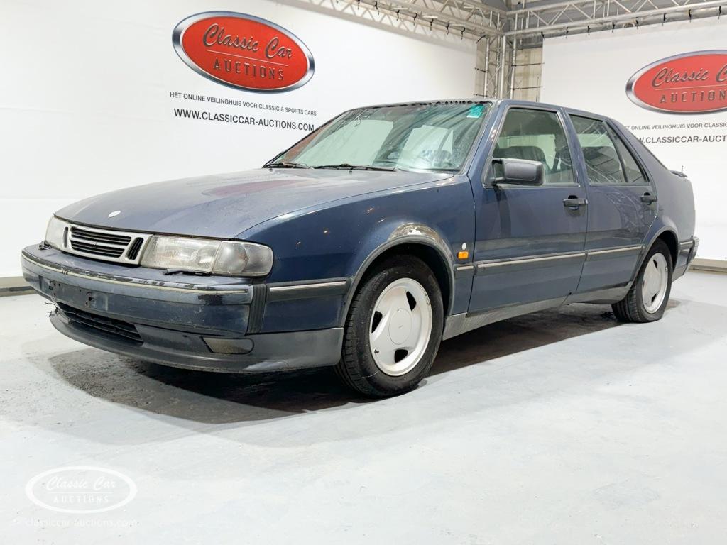 Saab 9000   - ONLINE AUCTION, Auto's, Gebruikt, Blauw, Bedrijf, Handgeschakeld