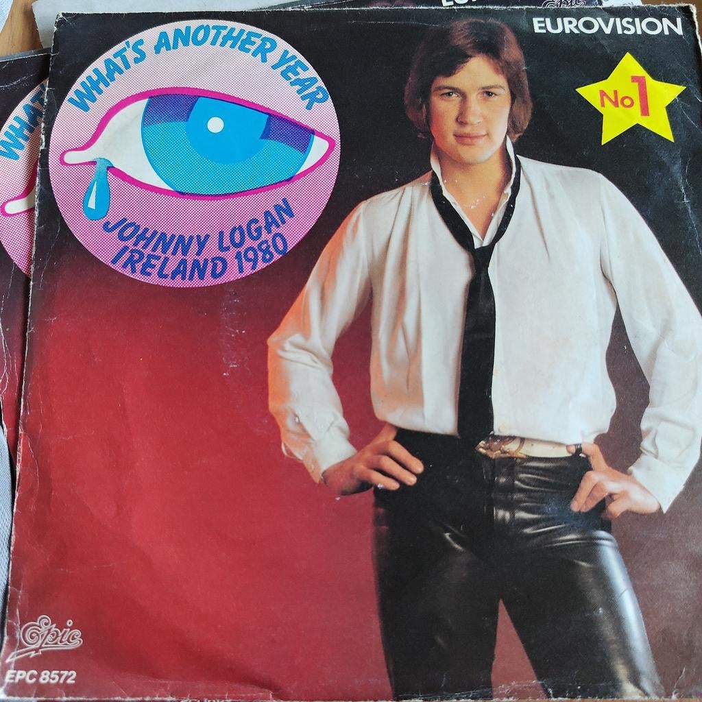 Johnny Logan - What's Another Year (Eurovision 1980), Ophalen of Verzenden, Gebruikt, 7 inch, Pop