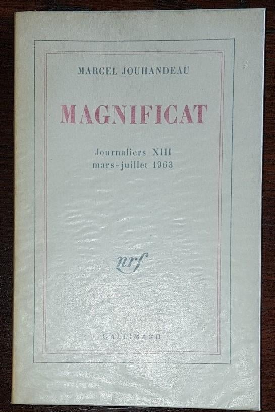 Jouhandeau - Magnificat, Boeken, Ophalen of Verzenden, Zo goed als nieuw