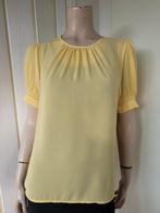 Ann Taylor shirt geel pofmouwen maat XS/34, Kleding | Dames, Geel, Ophalen of Verzenden, Zo goed als nieuw, Korte mouw