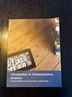 Introduction to communication science - UvA, Ophalen of Verzenden, Gamma, Zo goed als nieuw, WO