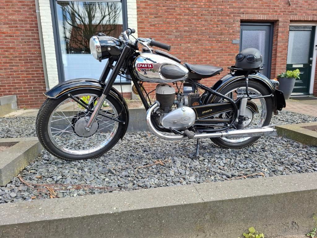 Sparta Villiers 200 cc uit 1954 - Klassieke Motorfiets, Motoren