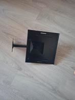 Zwarte metalen beugel voor monitor/tv, Ophalen of Verzenden, Gebruikt
