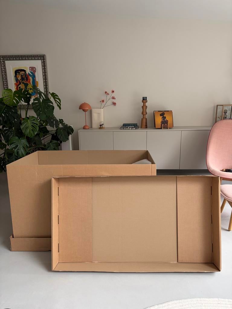 Gratis: Grote verpakkingsdoos, karton 75x85x133, Ophalen, 100 cm of meer, 60 cm of meer, 50 cm of meer