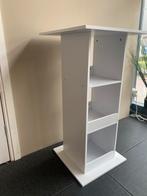 Witte statafel met opbergvakken, Ophalen, Gebruikt