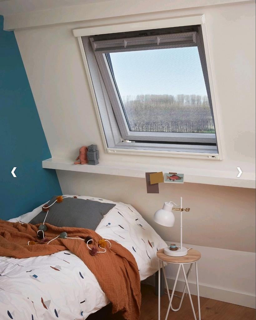 Luxaflex vliegenhor (rol) voor dakraam 120x125, Gebruikt, Overige typen, Minder dan 200 cm, Ophalen of Verzenden