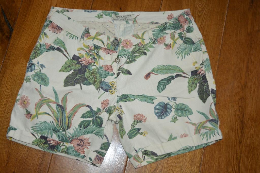 Maison Scotch, leuke safari korte broek, mt S, Overige kleuren, Kort, Zo goed als nieuw, Maat 36 (S)