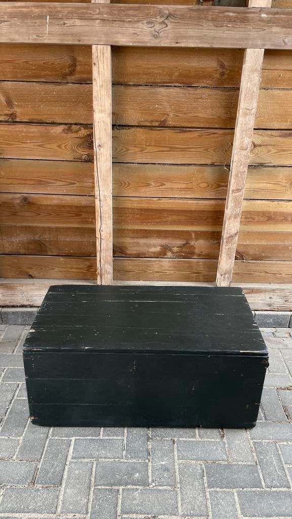 Houten kist, Huis en Inrichting, Woonaccessoires | Kisten, Ophalen, Minder dan 50 cm, Gebruikt, 100 tot 150 cm