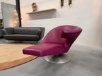 Als nieuw Leolux Parabolica draaifauteuil Roze leer Stoel, Huis en Inrichting, Fauteuils, Leolux, Ophalen of Verzenden, Zo goed als nieuw