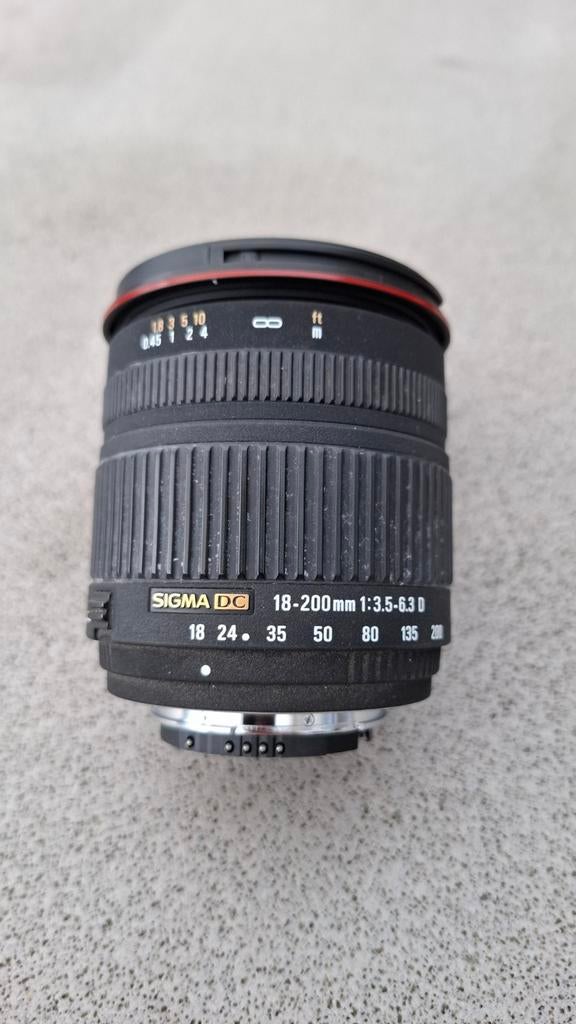 Sigma DC 18-200mm cameralens., Ophalen, Gebruikt, Telelens, Zoom