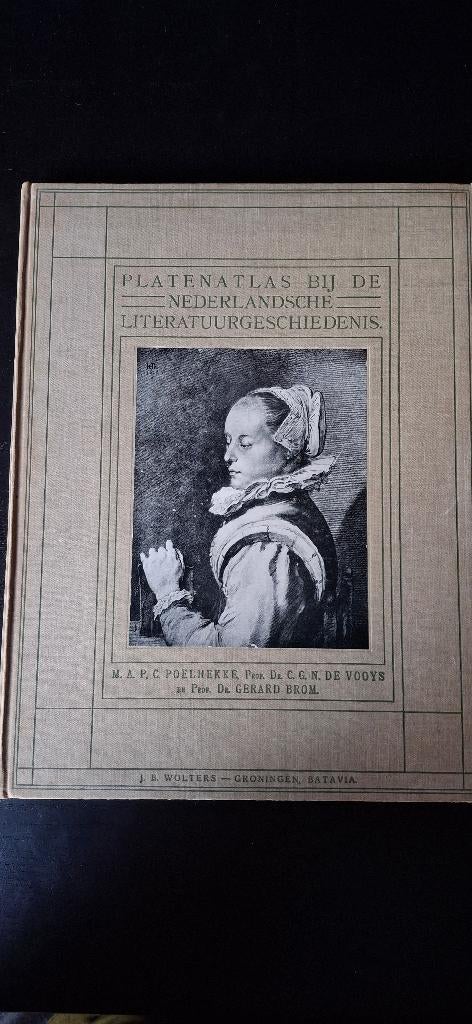 Platenatlas bij de Nederlandsche Literatuurgeschiedenis, Boeken, Ophalen of Verzenden, Gelezen, M. A. P. C. Poelhekke, C. G. N. de Vooys en Gerard Brom