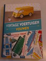 Vintage Voertuigen Vouwen - Knutselboek met papieren modelle, Overige merken, Nieuw, Ophalen of Verzenden, Groter dan 1:32