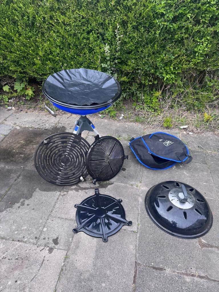 Skottelbraai, Caravans en Kamperen, Kampeeraccessoires, Ophalen, Gebruikt