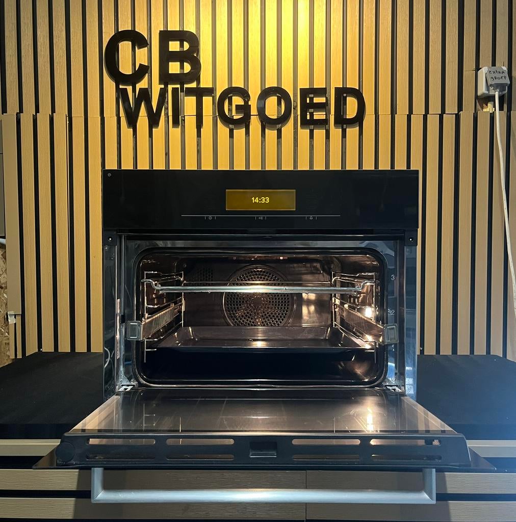 Luxe Miele solo oven met zelfreiniging/pyrolyse, Hete lucht, Zo goed als nieuw, Oven met grill, Inbouw