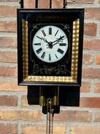 Antieke kleine Schwarzwalder- schilderijklok, Ophalen of Verzenden