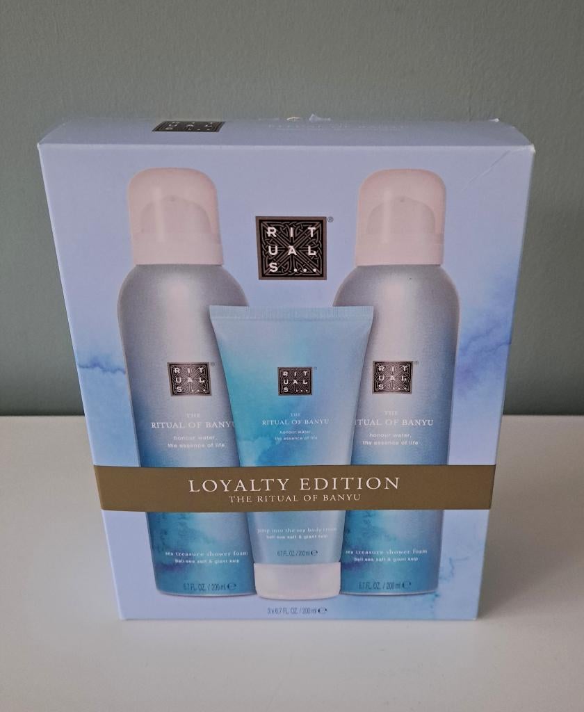 Rituals of Banyu set shower foam + body cream, Ophalen of Verzenden, Nieuw, Bad & Douche