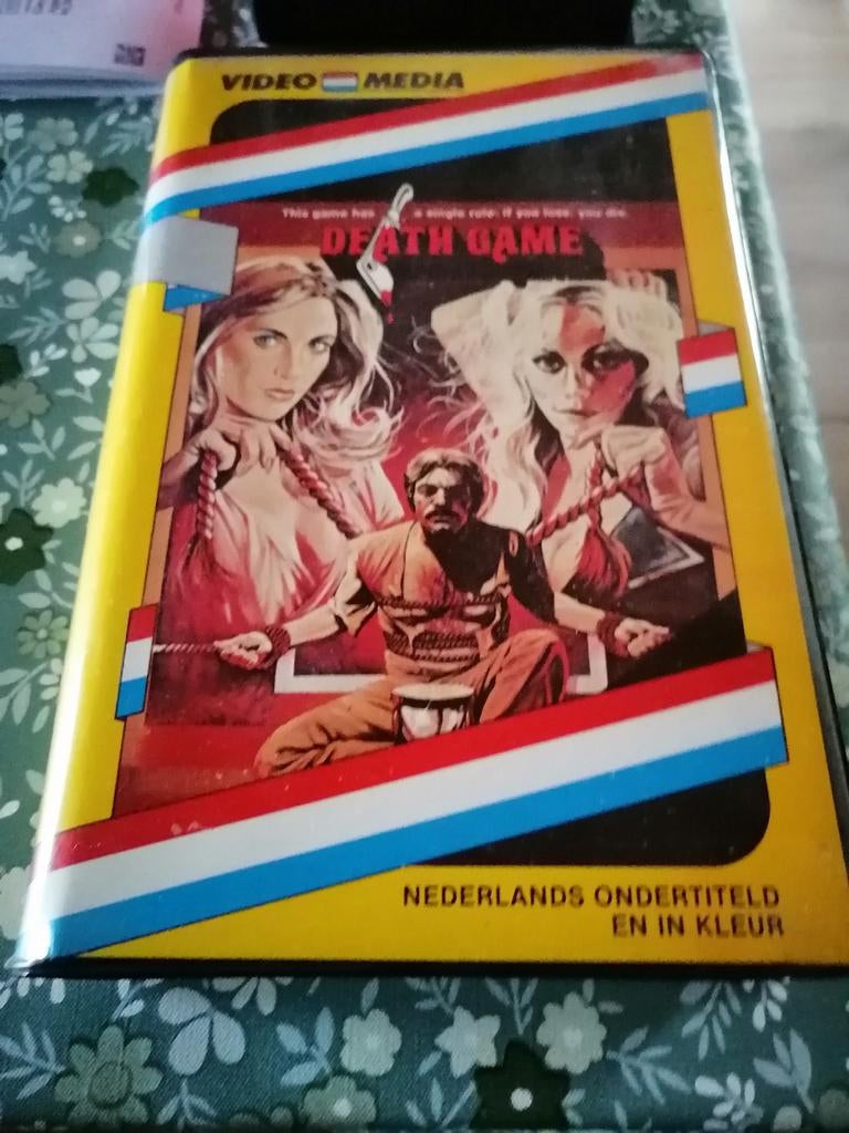 Betamax ex-rental - Death Game, Cd's en Dvd's, VHS | Film, Vanaf 16 jaar, Ophalen of Verzenden, Zo goed als nieuw, Horror