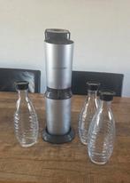 SodaStream met 3 flessen en gasfles, Ophalen of Verzenden, Gebruikt
