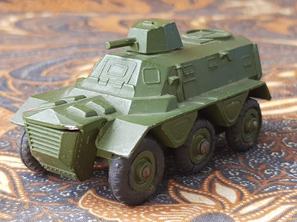 Mooi oud vintage Dinky Toys militaria model uit Engeland., Antiek en Kunst, Ophalen of Verzenden