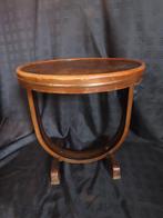 Tafeltje rond, Huis en Inrichting, Tafels | Bijzettafels, Minder dan 55 cm, Gebruikt, Rond, Hout