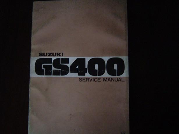 Suzuki GS400 1976 motorcycle service manual GS 400 handboek, Motoren, Ophalen of Verzenden, Suzuki