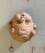 Franse muurdecoratie betonnen meisjeshoofd kinderkopje, Ophalen of Verzenden, Gebruikt