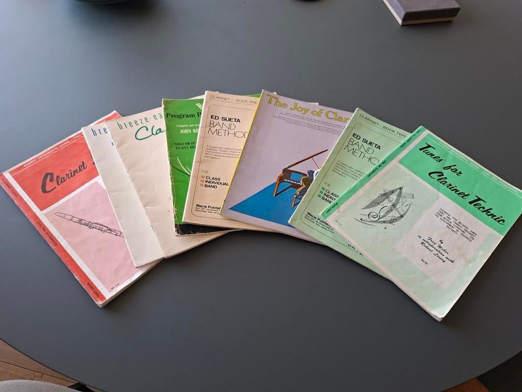 Studieboeken voor klarinet - Diverse methodes en techniek, Ophalen of Verzenden, Gebruikt