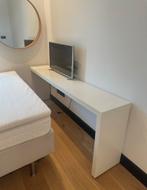 IKEA Malm Console Tafel - Wit, Modern Design, Ophalen of Verzenden, Zo goed als nieuw, 150 tot 200 cm, Overige houtsoorten