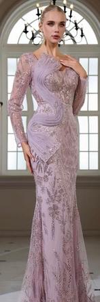 Feestjurk, Ophalen, Galajurk, Paars, Maat 42/44 (L)