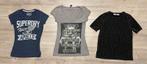 3 t-shirts Superdry - Seven Sisters - Costes - Maat: XS, Overige kleuren, Ophalen of Verzenden, Korte mouw, Maat 34 (XS) of kleiner