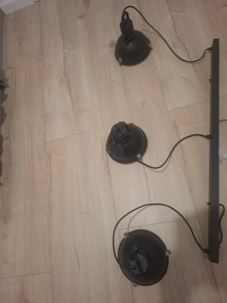 Hanglamp/eettafel lamp 3 tuks, Ophalen of Verzenden, Zo goed als nieuw