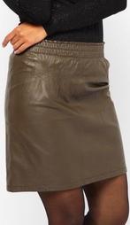 Hema echt leren kaki rokje NIEUW maat 36, Nieuw, Ophalen of Verzenden, Maat 36 (S), Hema