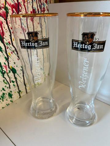 Hertog Jan bierglazen set van 2 glazen  beschikbaar voor biedingen