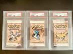 Pokemon Fossil 1st edition set PSA graded vintage, Hobby en Vrije tijd, Verzamelkaartspellen | Pokémon, Ophalen, Zo goed als nieuw